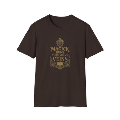 Magick Runs Through My Veins | Witchy T-Shirt