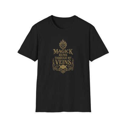 Magick Runs Through My Veins | Witchy T-Shirt