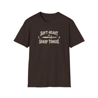 Soft Heart Sharp Tongue | Funny T-Shirt