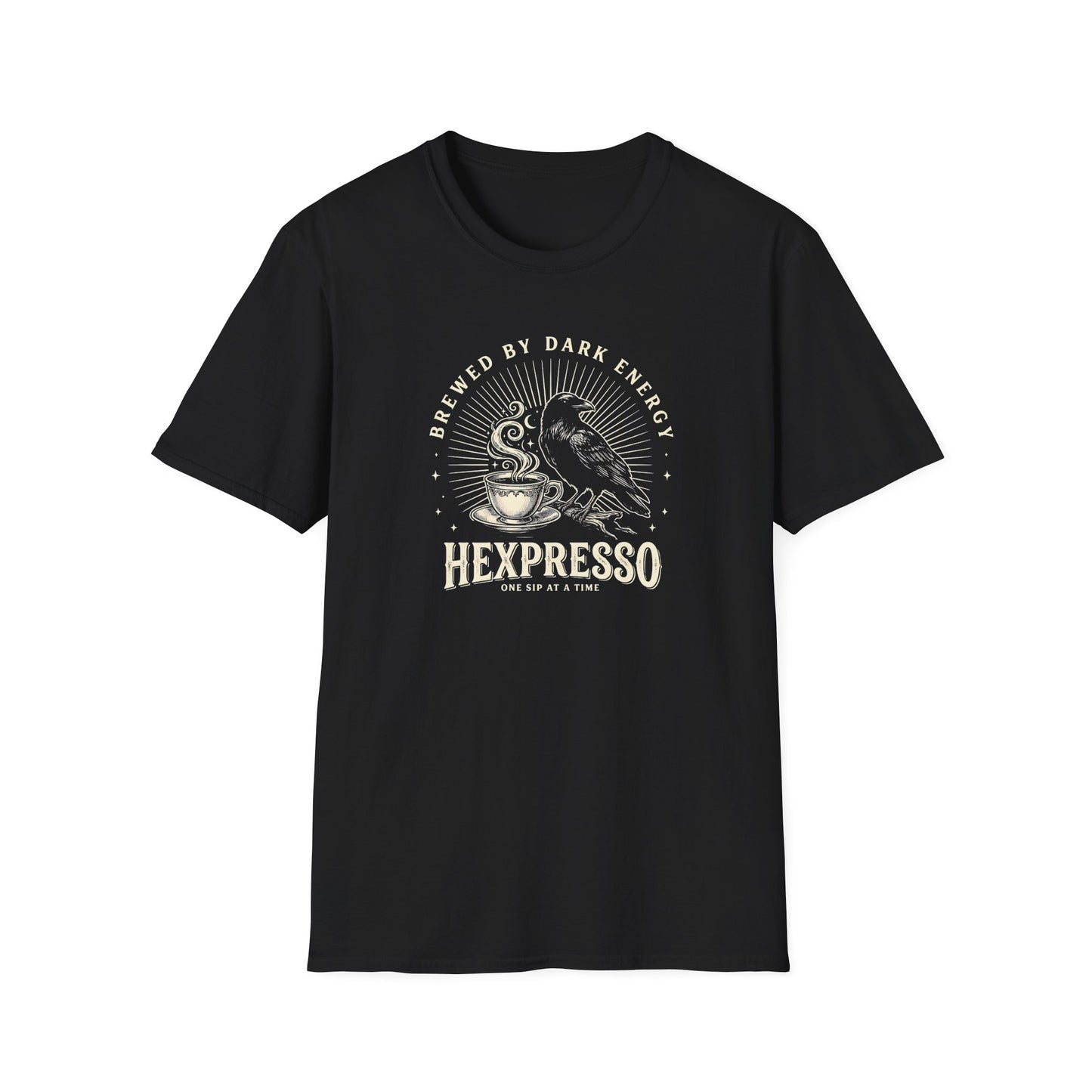Hexpresso Coffee — 'Brewed by Dark Energy' | T-Shirt