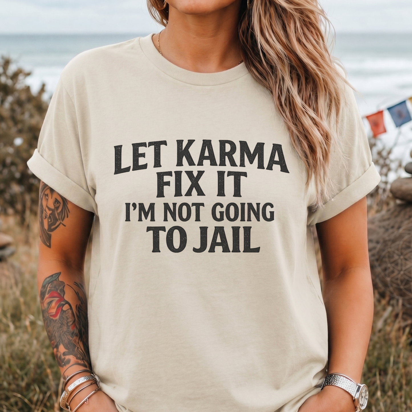 Let Karma Fix It | Funny T-Shirt