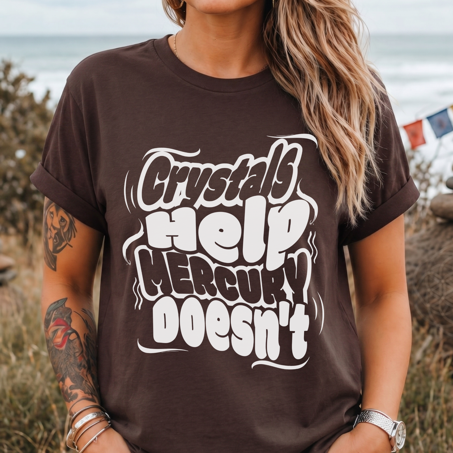Crystals Help Mercury Doesn’t T-Shirt