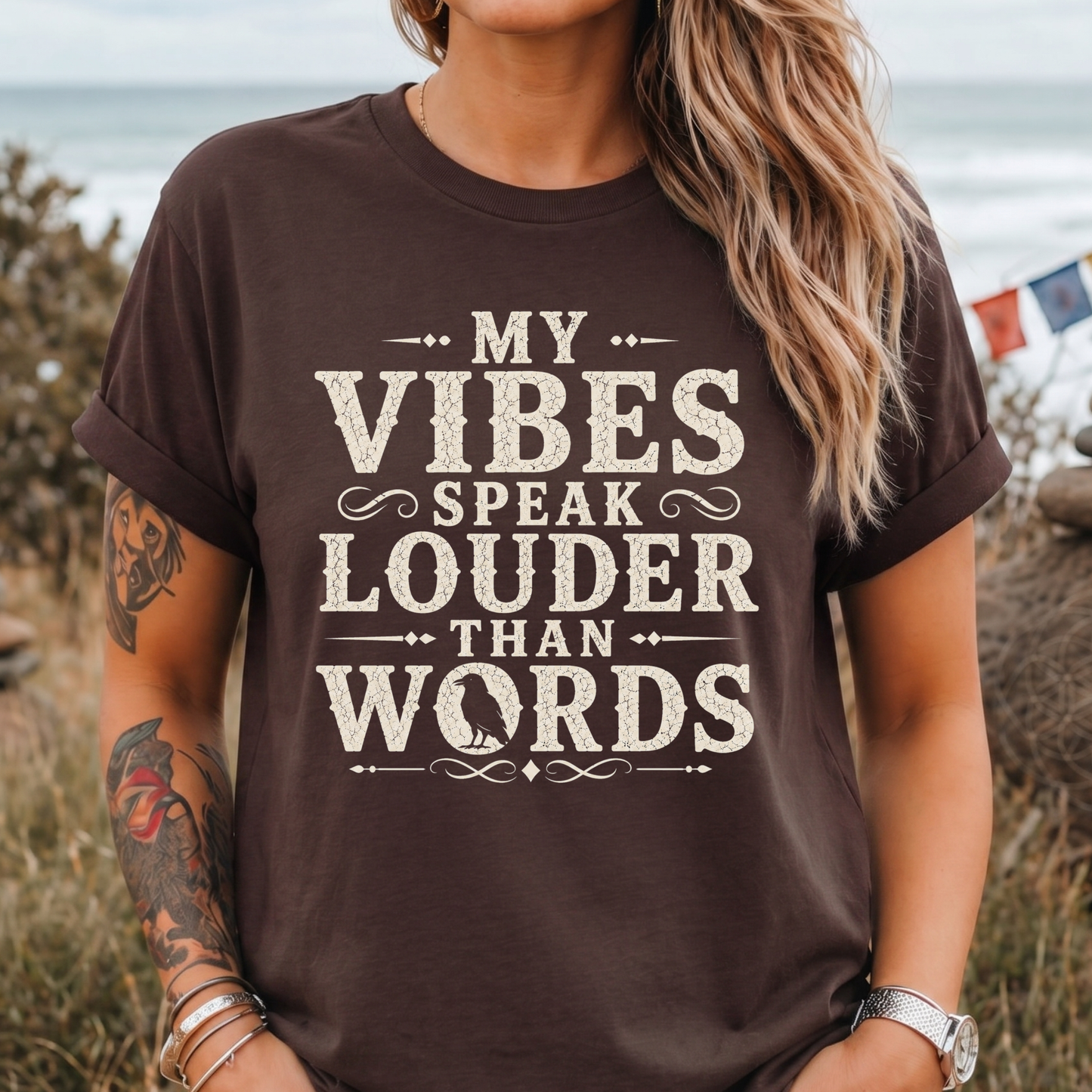 My Vibes Speak Louder Than Words T‑Shirt