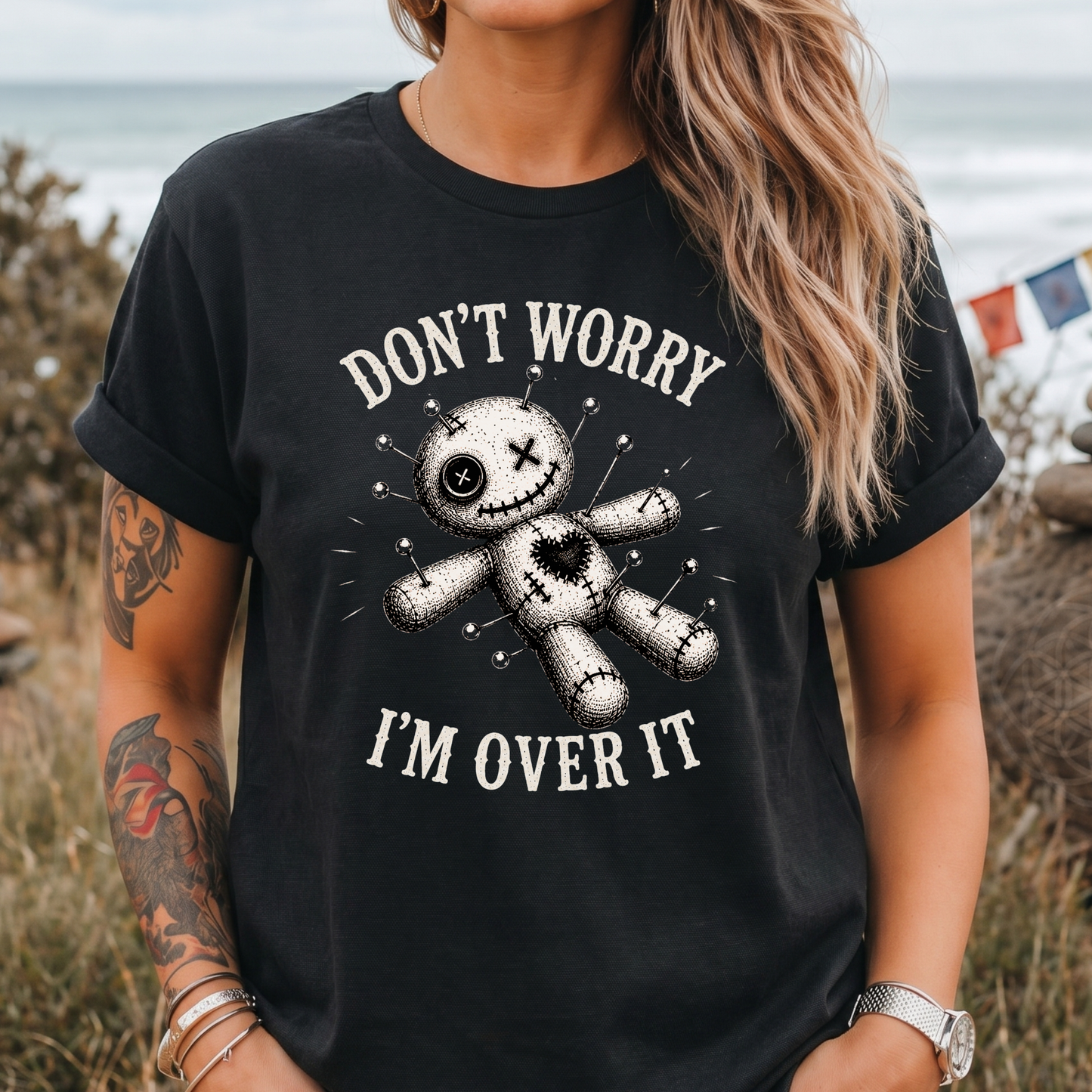 Don't Worry I'm Over It Voodoo T-Shirt