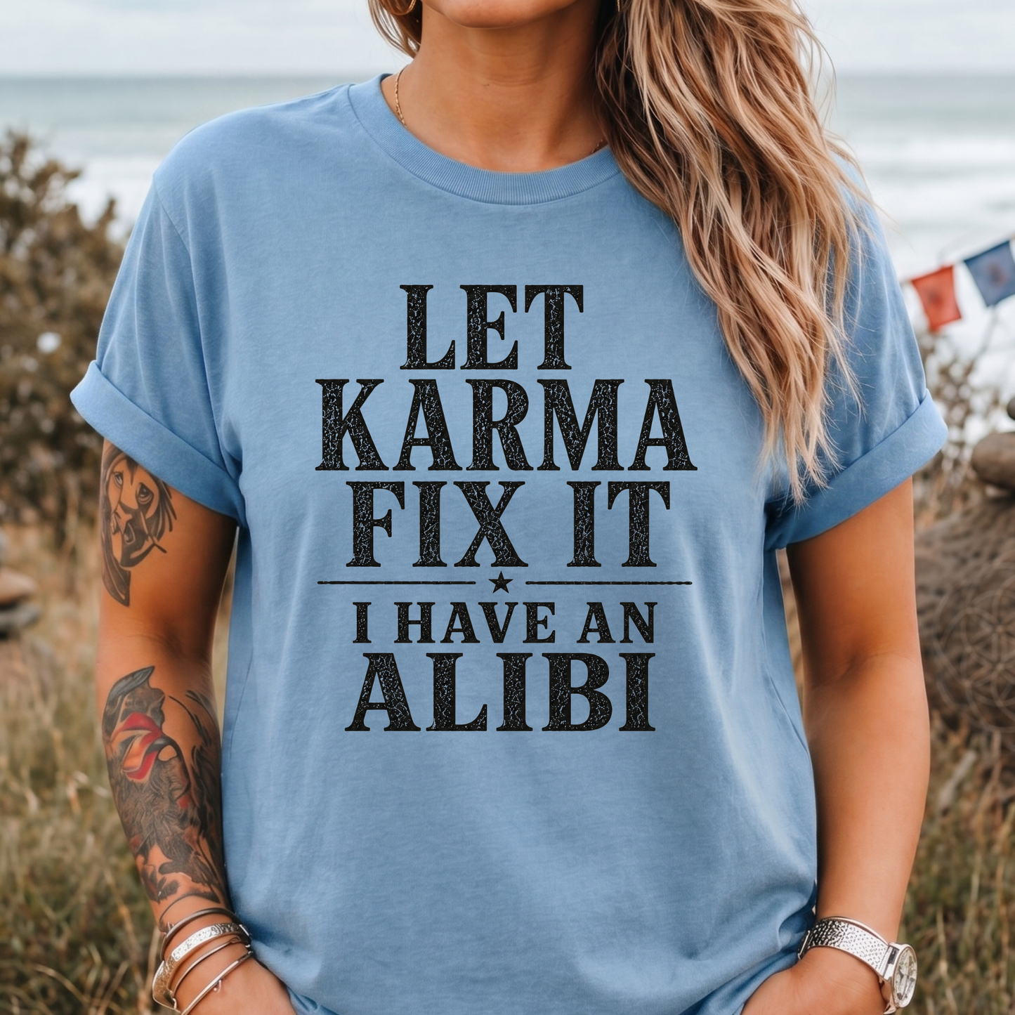 I Have an Alibi Funny T-Shirt