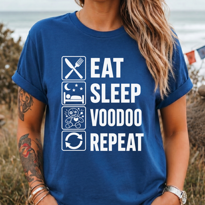 Eat Sleep Voodoo Repeat -T-Shirt
