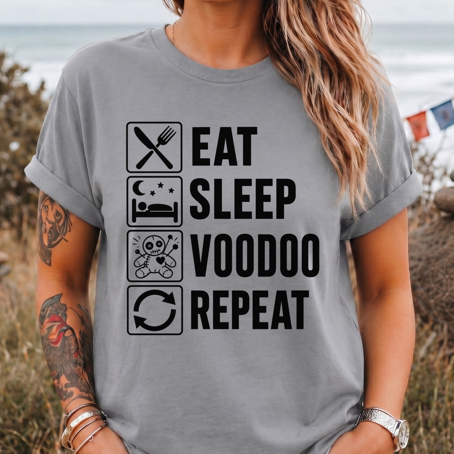 Eat . Sleep . Voodoo . Repeat T-Shirt