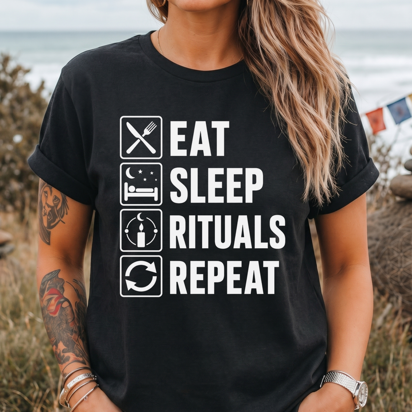 Eat . Sleep . Rituals . Repeat T-Shirt