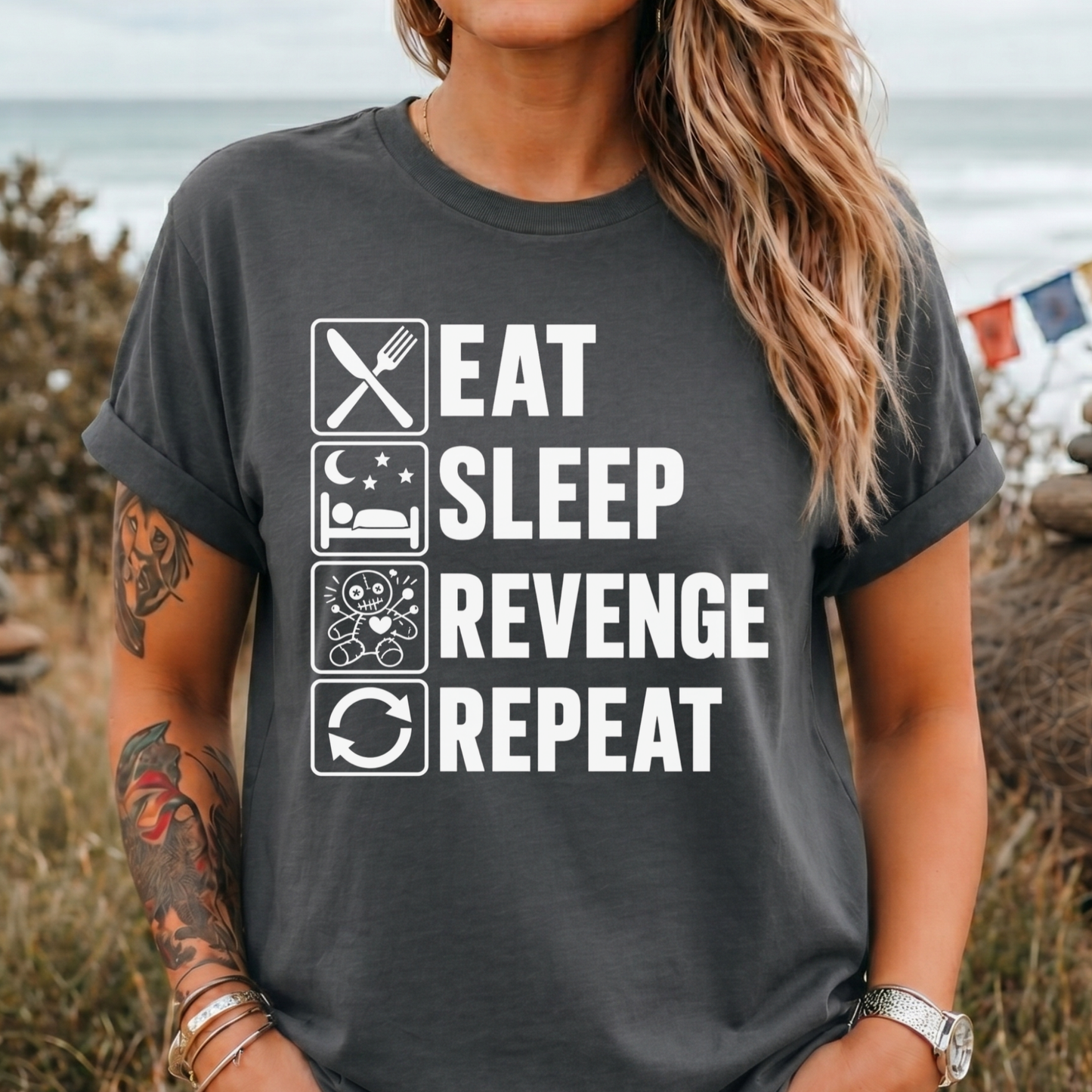 Eat . Sleep . Revenge . Repeat T-Shirt