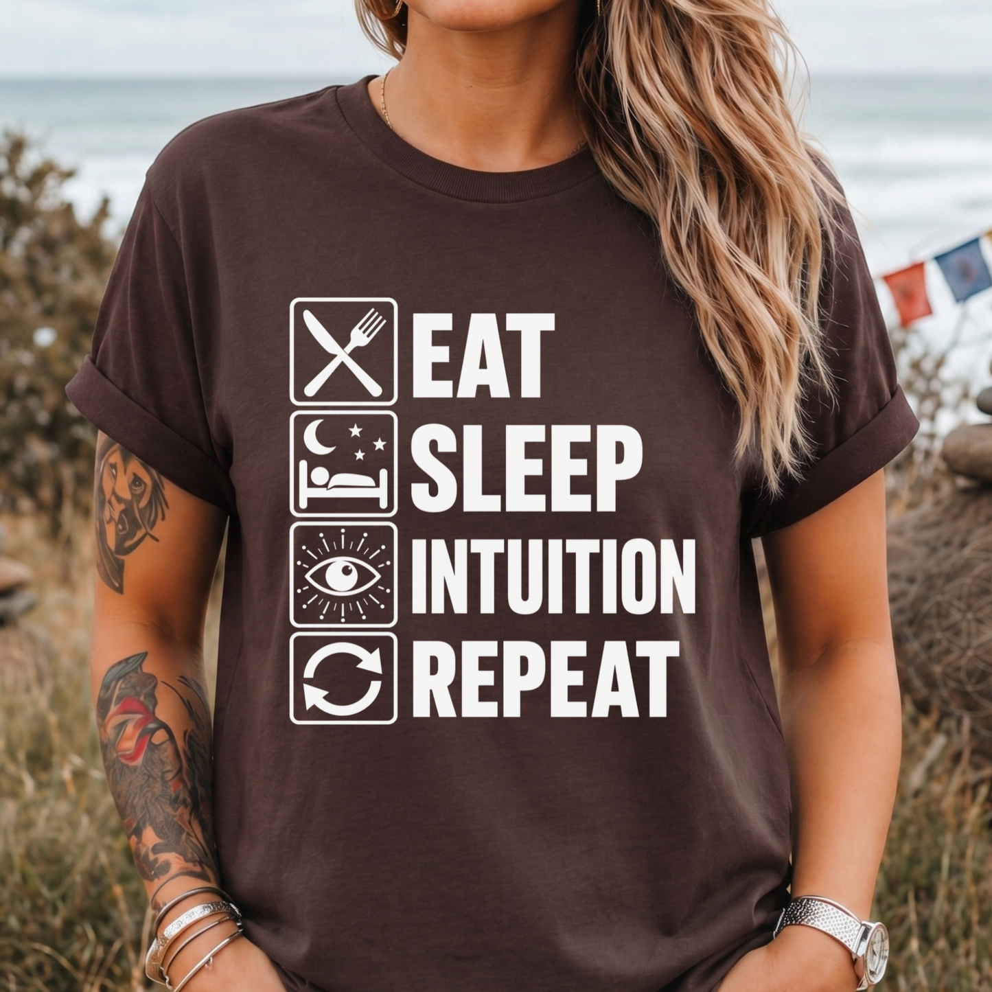 Eat . Sleep . Intuition . Repeat T-Shirt