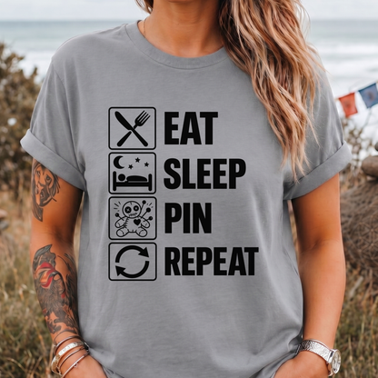 Eat . Sleep . Pin . Repeat T‑Shirt