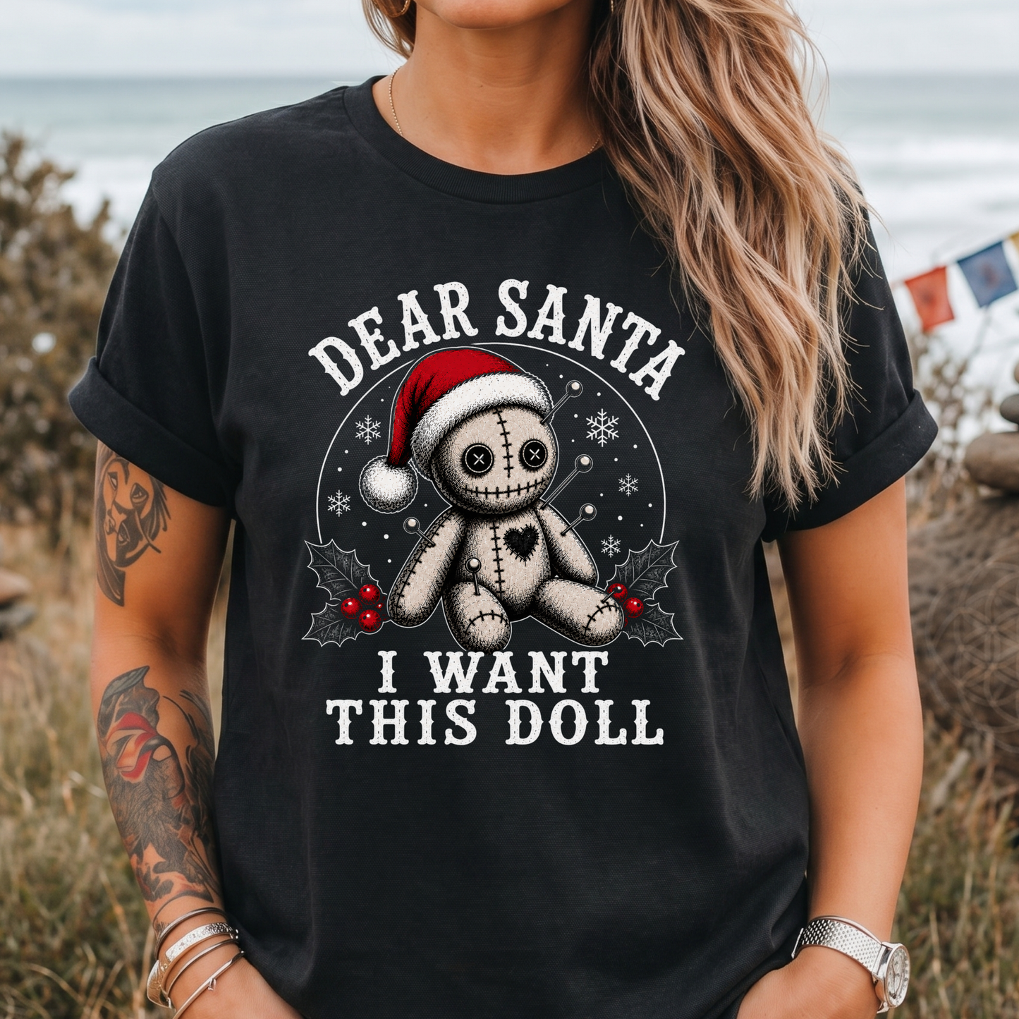 Santa I Want This Doll T-Shirt