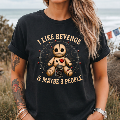 I Like Revenge Voodoo Doll T-Shirt