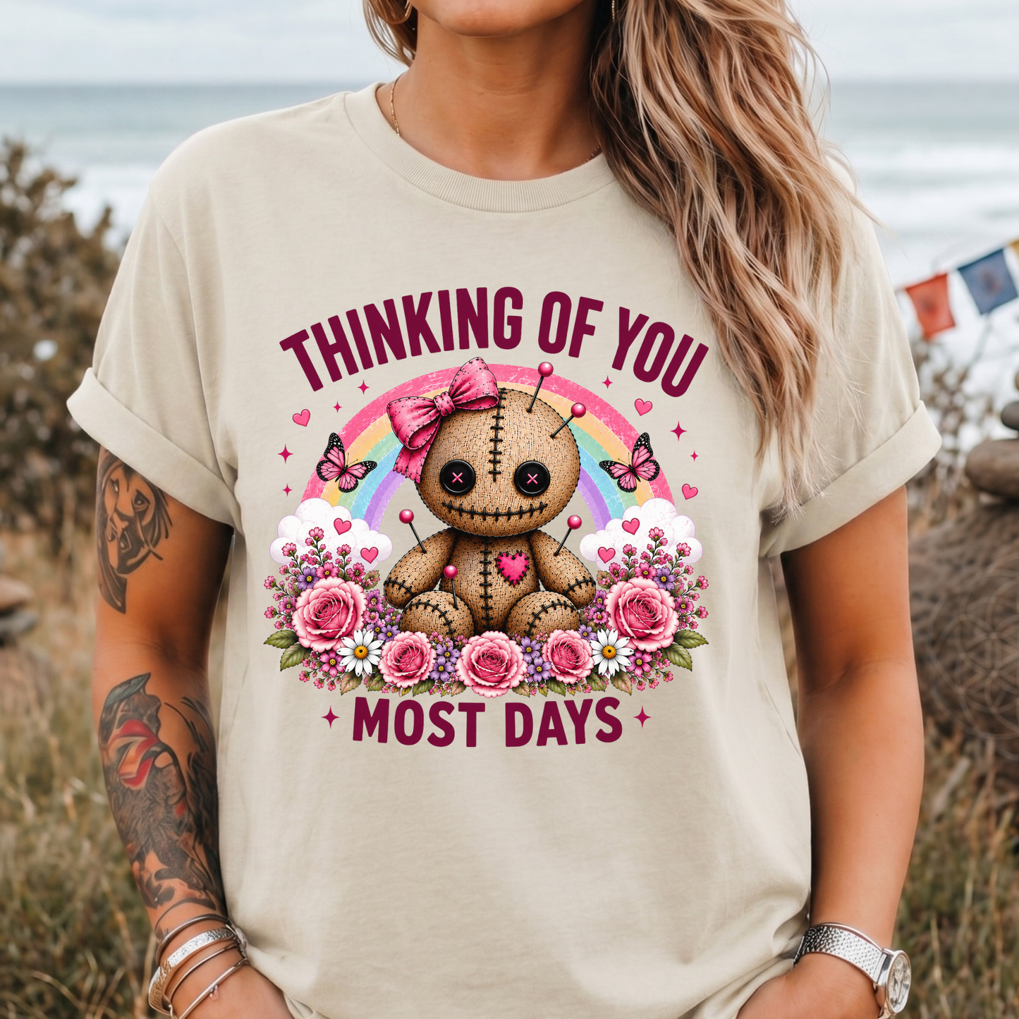 Thinking of You Cute Voodoo Doll T-Shirt