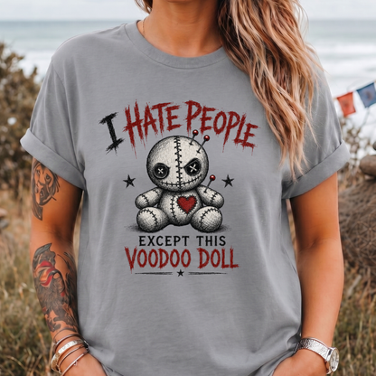 I Hate People Except This Voodoo Doll T‑Shirt