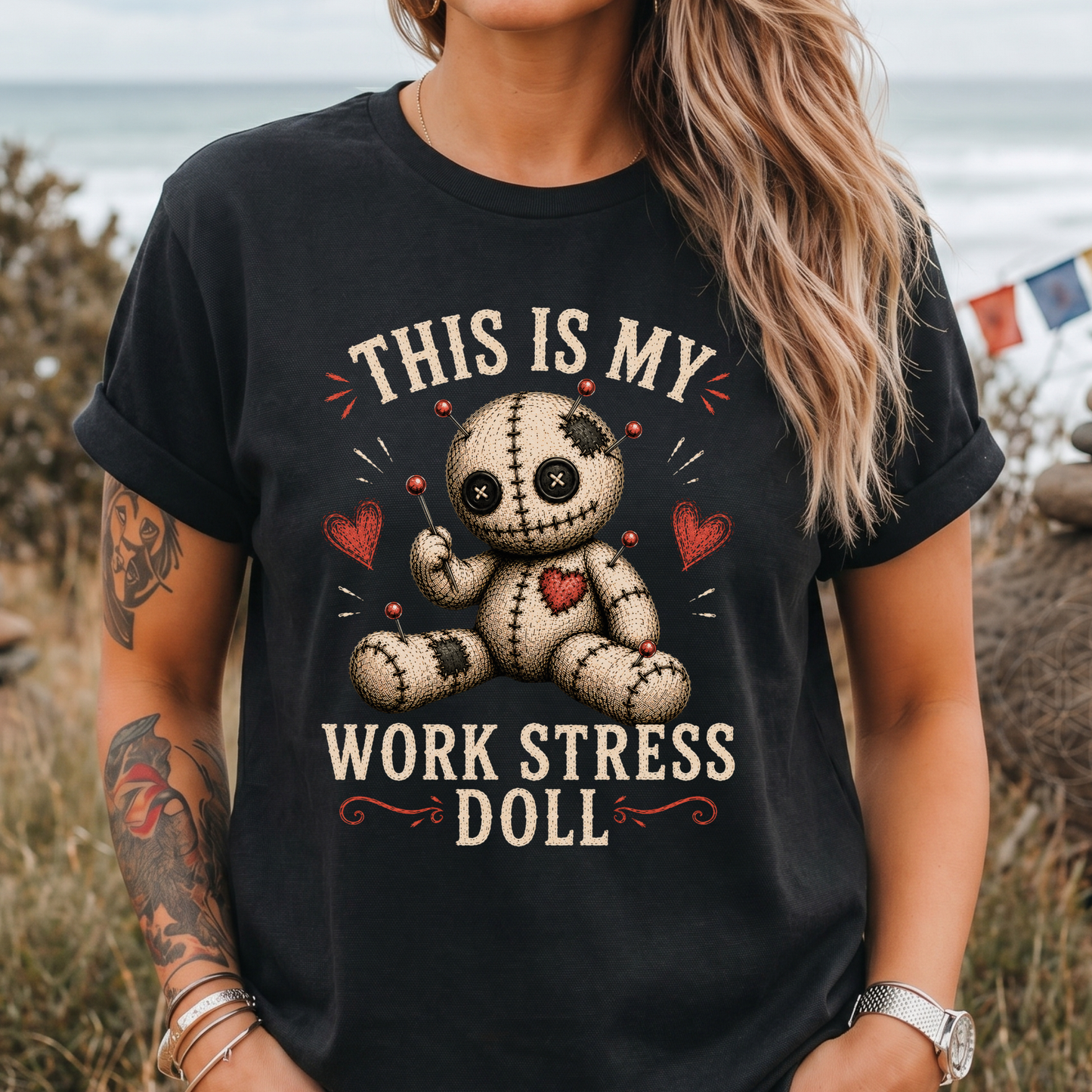 This Is My Work Stress Doll T-Shirt