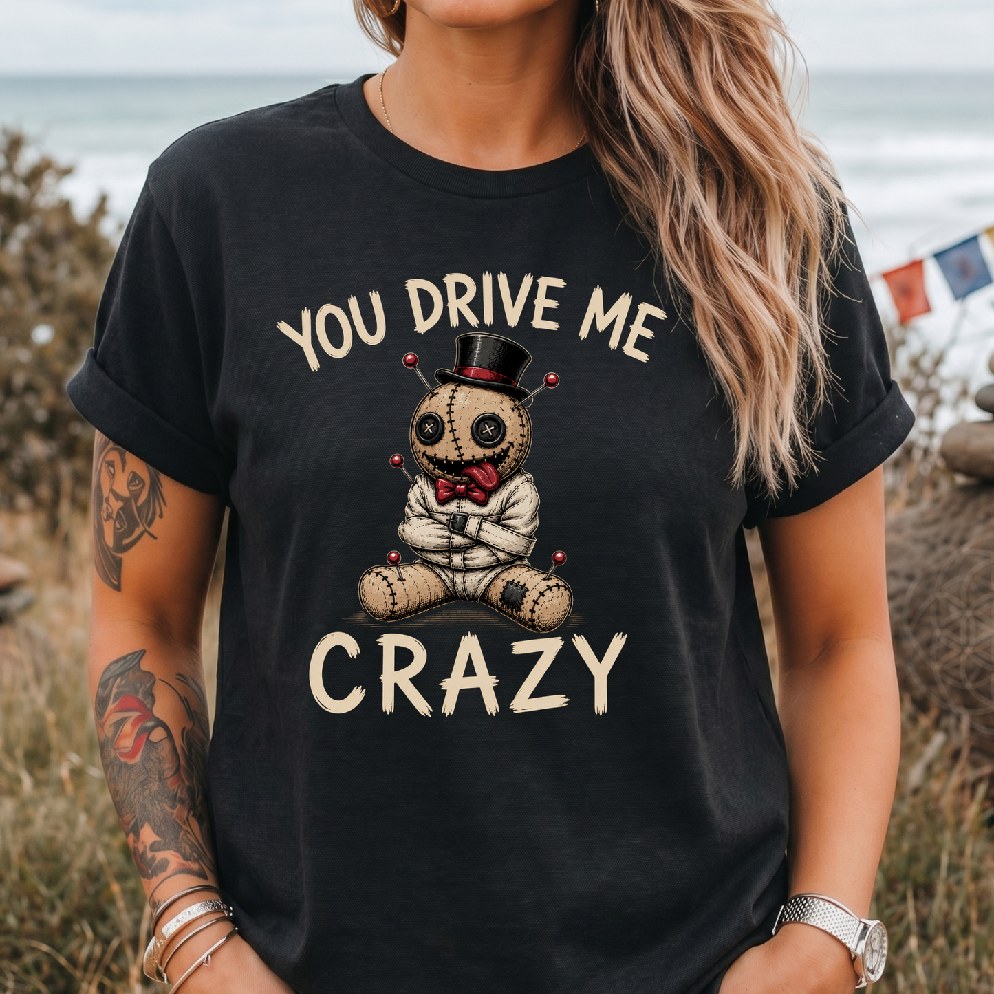 You Drive Me Crazy Voodoo Doll T-Shirt