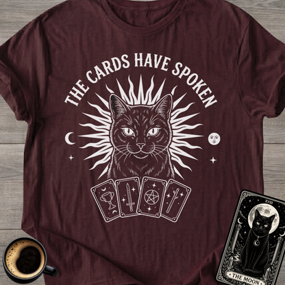 The Cards Have Spoken | Tarot Cat T-Shirt