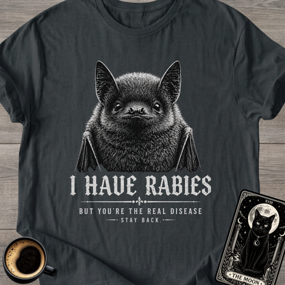 I Have Rabies Bat Graphic T-Shirt