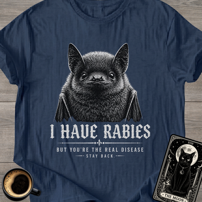 I Have Rabies Bat Graphic T-Shirt