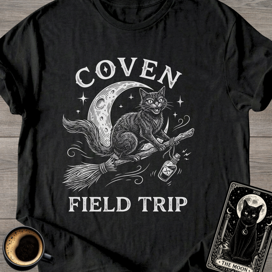 Coven Field Trip Cat T‑Shirt