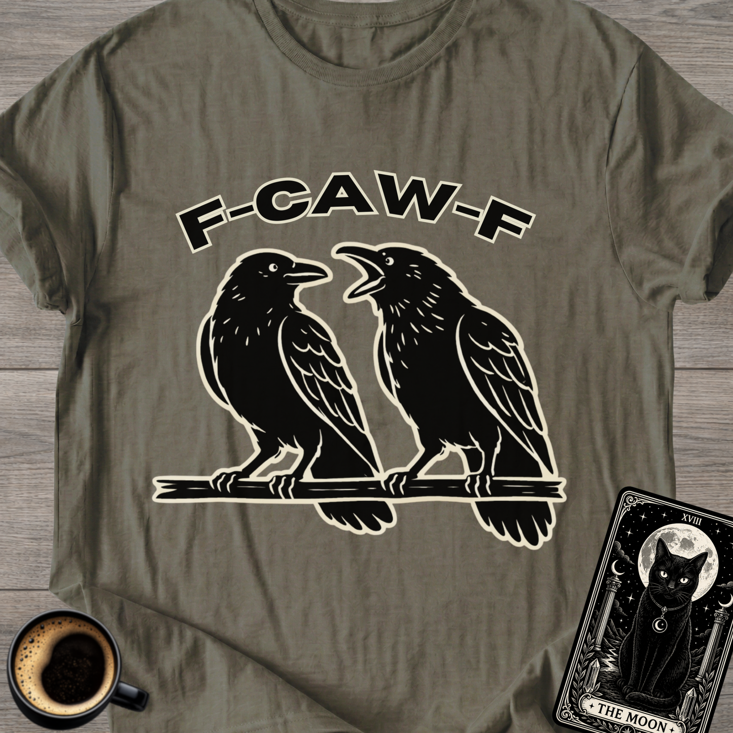 F-CAW-F Raven Graphic T-Shirt