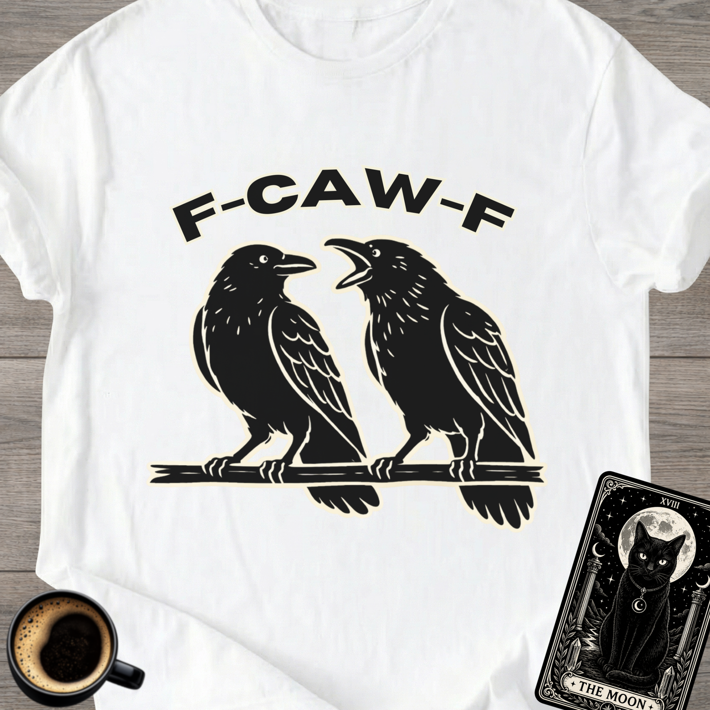 F-CAW-F Raven Graphic T-Shirt