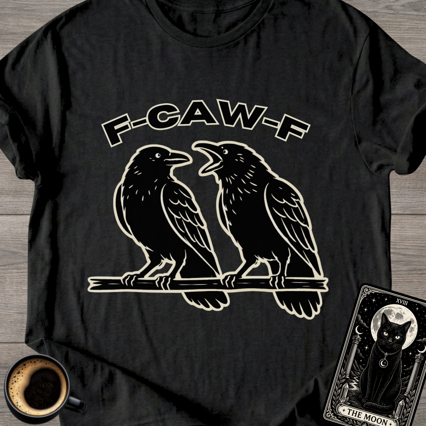 F-CAW-F Raven Graphic T-Shirt