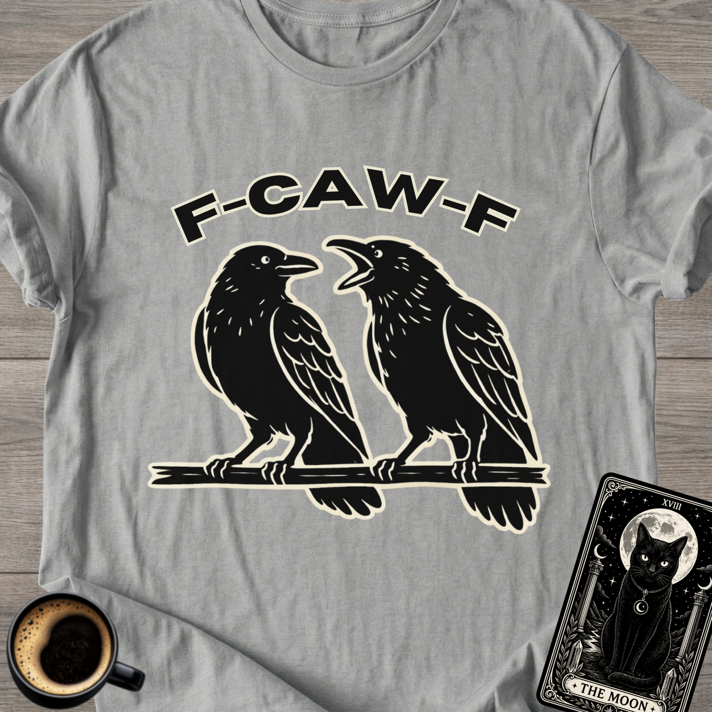 F-CAW-F Raven Graphic T-Shirt