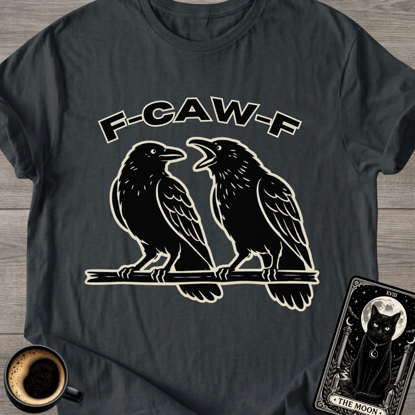 F-CAW-F Raven Graphic T-Shirt