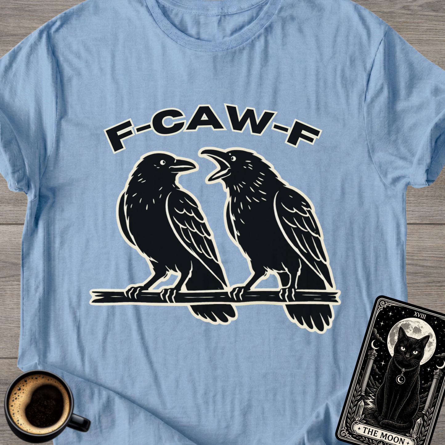 F-CAW-F Raven Graphic T-Shirt