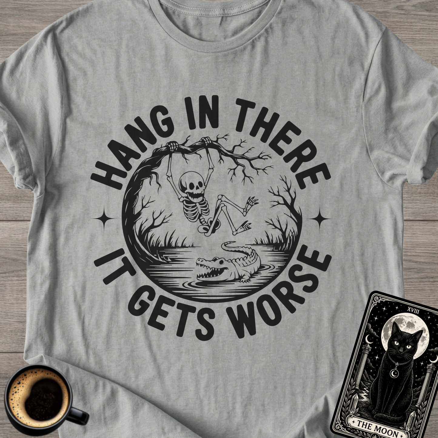 It Gets Worse Skeleton T-Shirt