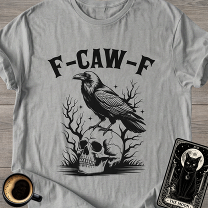 F-CAW-F | Raven on Skull T-Shirt