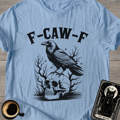 F-CAW-F | Raven on Skull T-Shirt