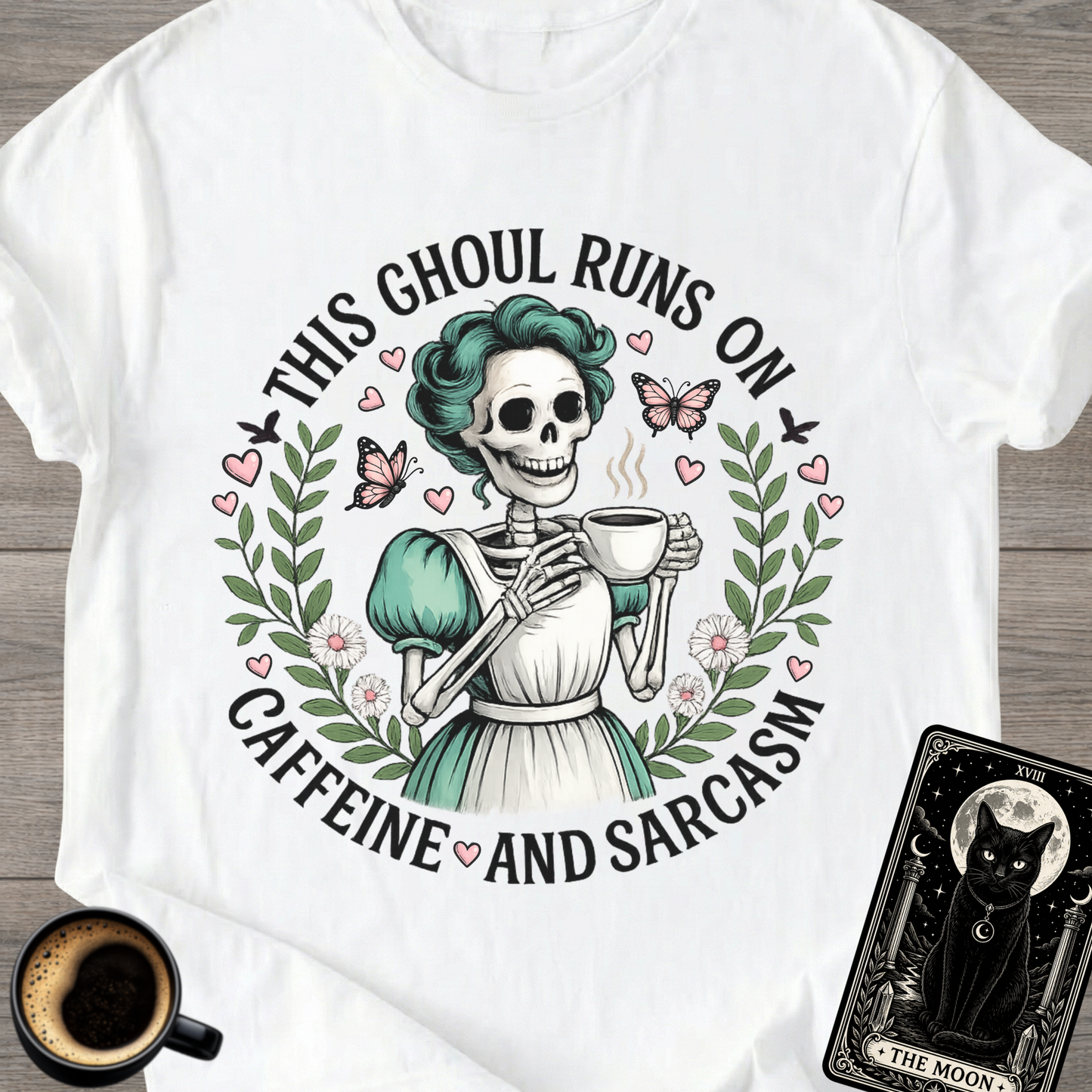 This Ghoul Runs on Caffeine T-Shirt