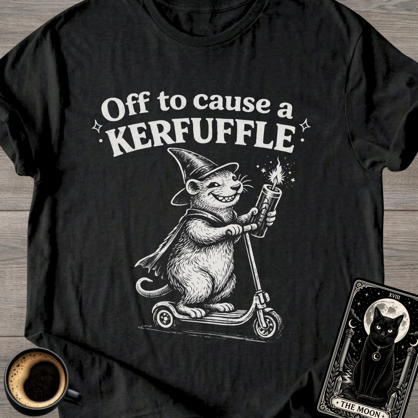 Cause a Kerfuffle" Cheeky Rat T-Shirt