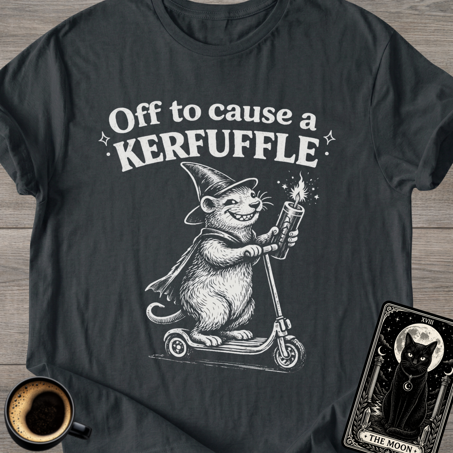Cause a Kerfuffle" Cheeky Rat T-Shirt