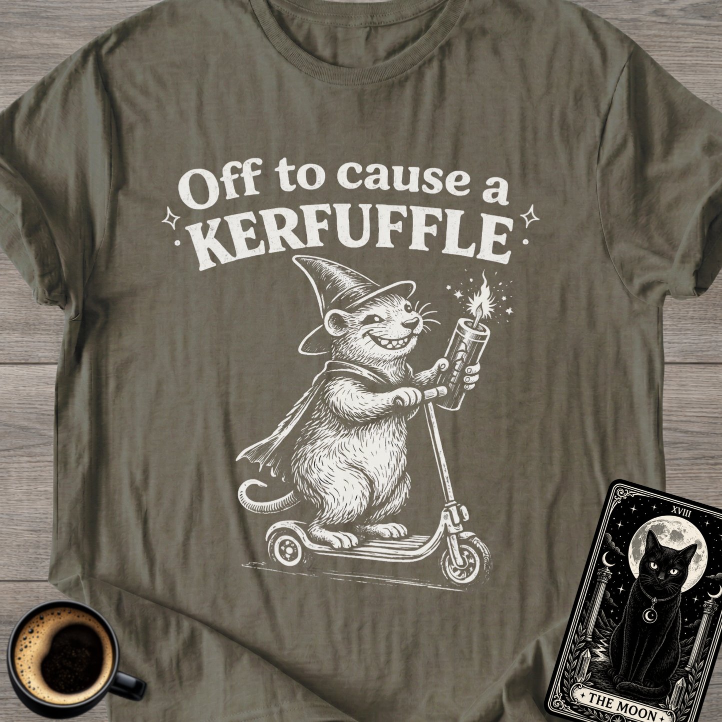 Cause a Kerfuffle" Cheeky Rat T-Shirt