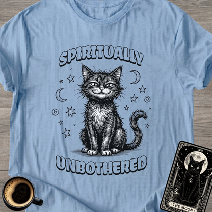 Spiritually Unbothered | Cat T-Shirt