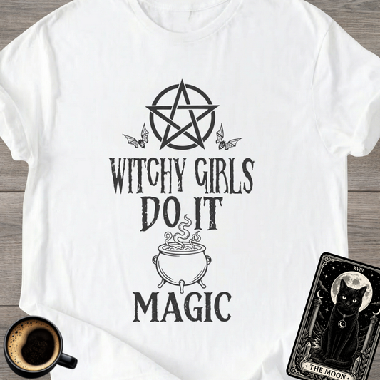 Witchy Girls Do It Magic | Occult T-Shirt