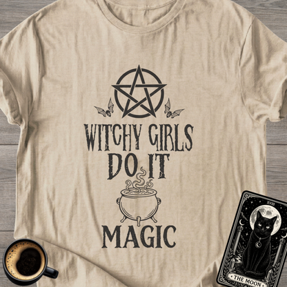 Witchy Girls Do It Magic | Occult T-Shirt