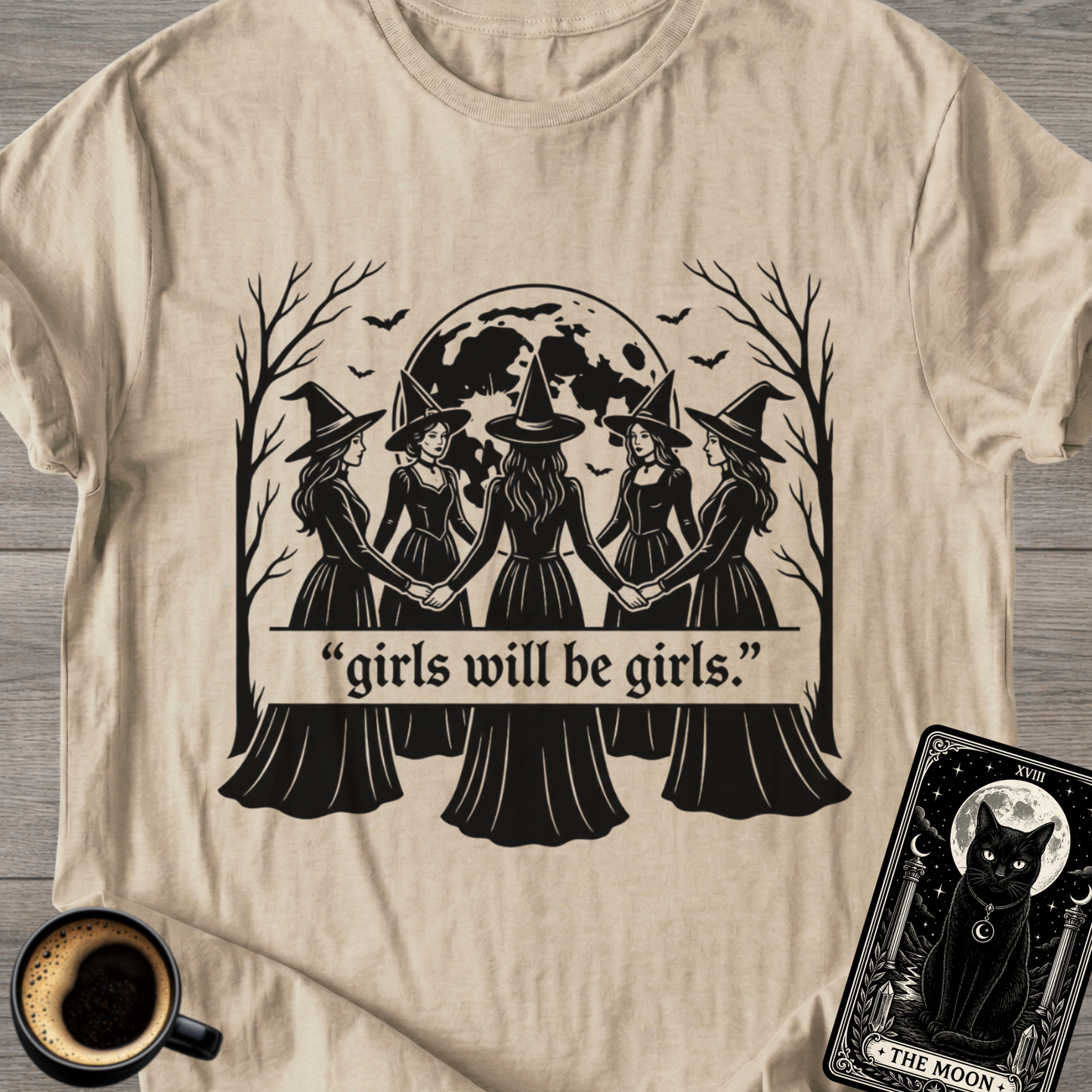 Witchy Sisters T‑Shirt