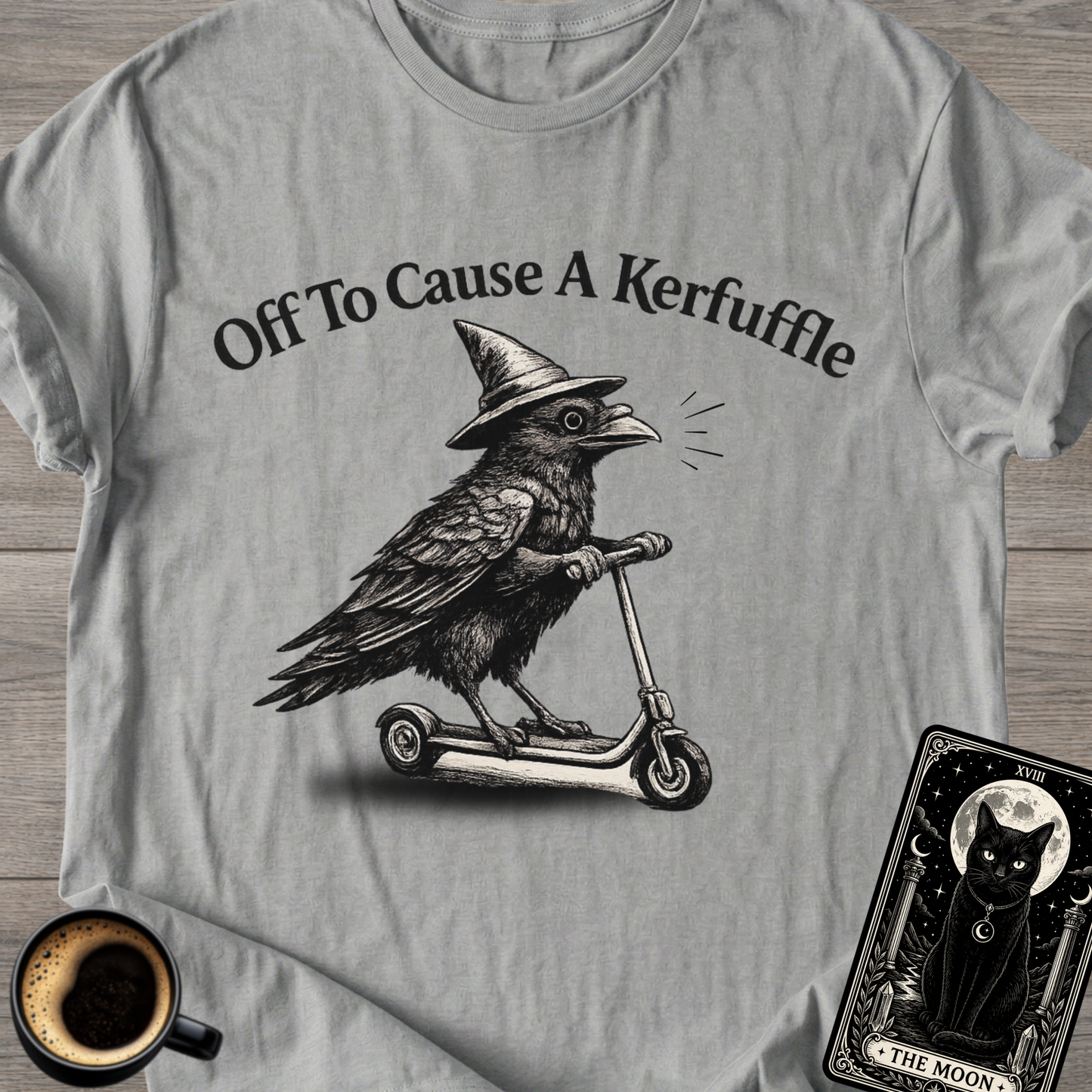 Kerfuffle Raven Scooter T-Shirt