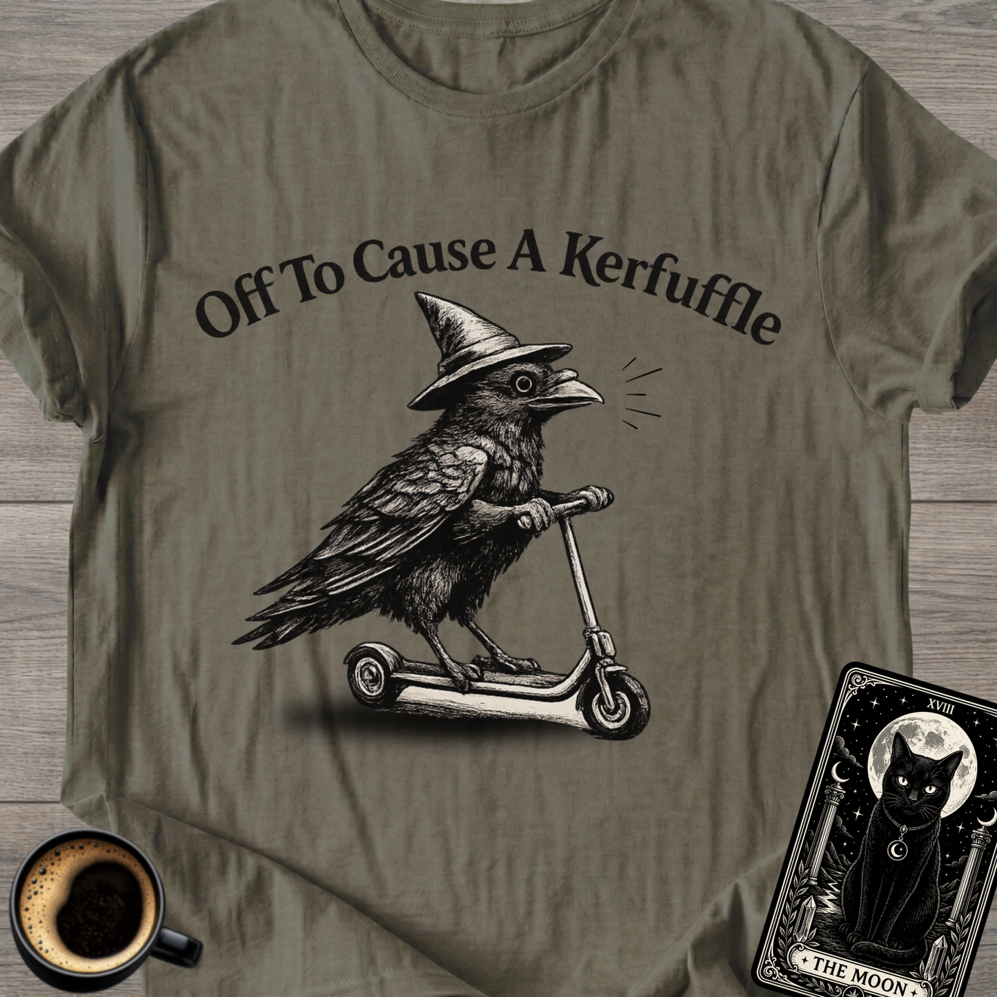 Kerfuffle Raven Scooter T-Shirt