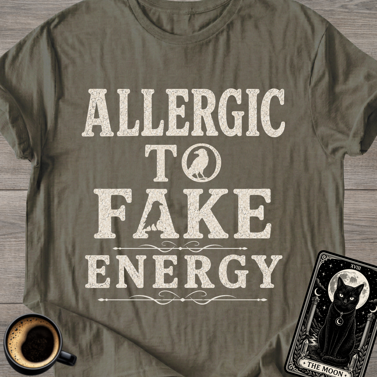 Allergic to Fake Energy T-Shirt