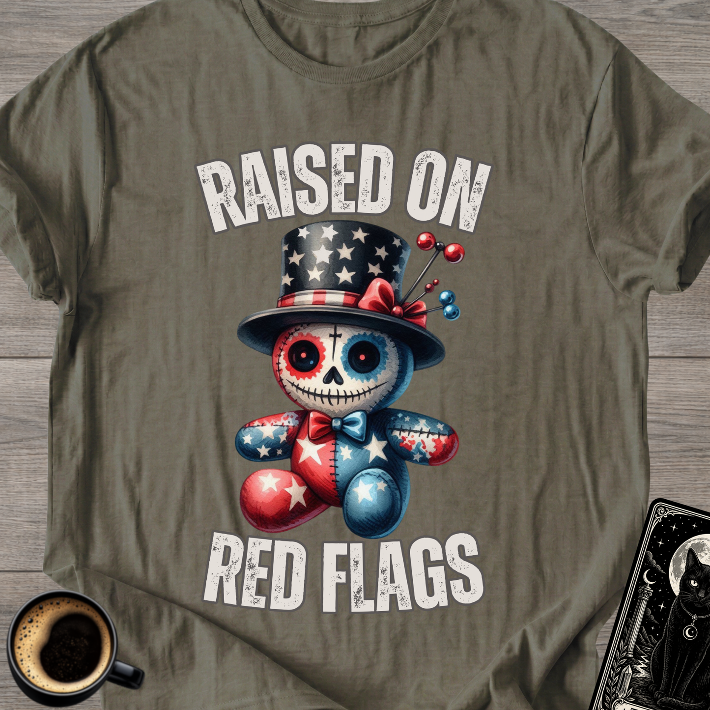 Raised On Red Flags T-Shirt