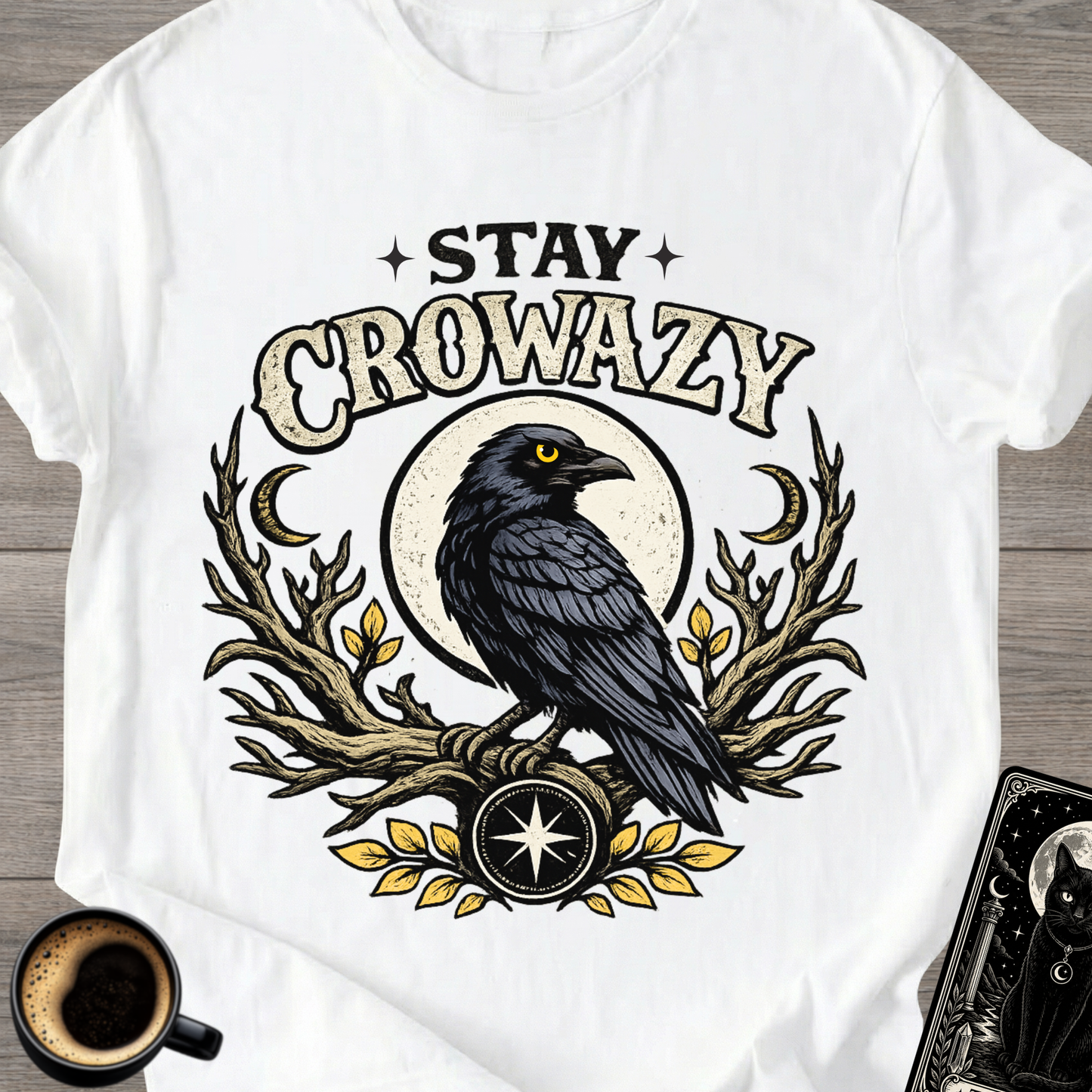 Stay Crowazy Raven T-Shirt