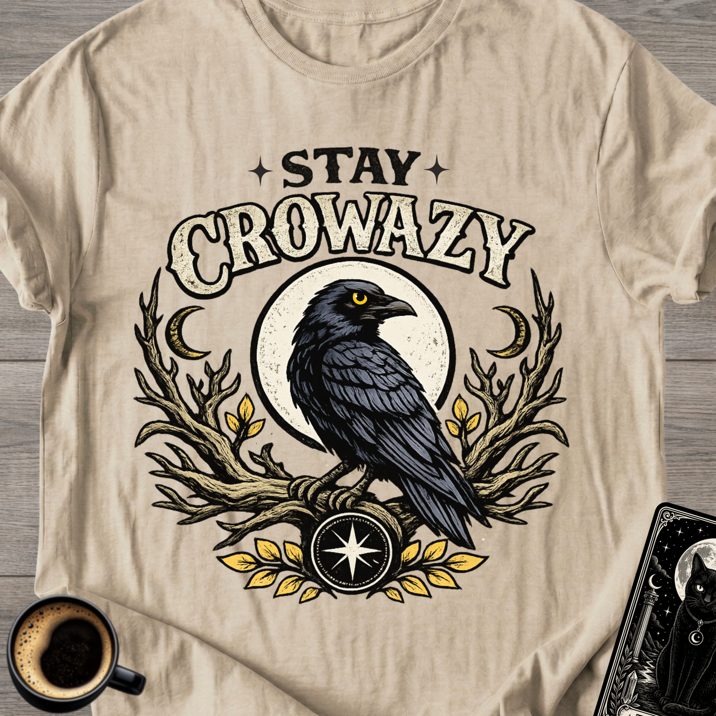 Stay Crowazy Raven T-Shirt