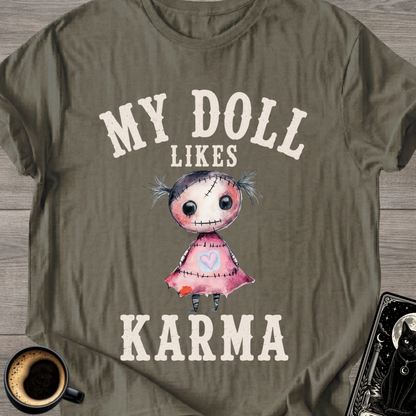 My Doll Likes Karma Voodoo T-Shirt