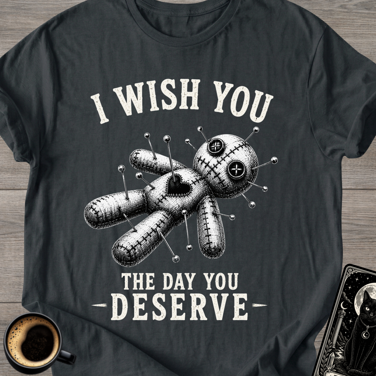 I Wish You Voodoo Doll T‑Shirt